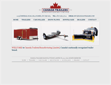 Tablet Screenshot of canadatrailers.com